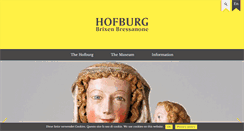 Desktop Screenshot of hofburg.it