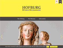 Tablet Screenshot of hofburg.it